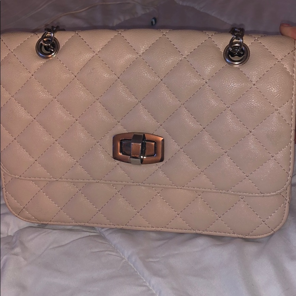 Cream tote from express